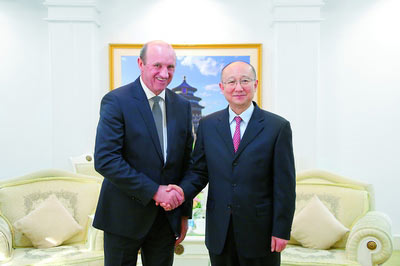 质检总局局长支树平会见巴西农业畜牧业和食品部部长